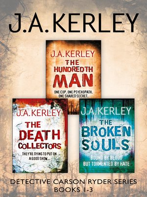 cover image of Detective Carson Ryder Thriller Series Books 1–3